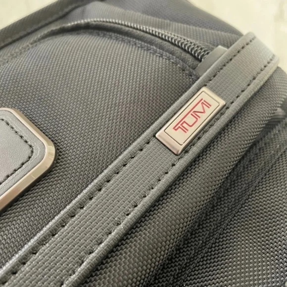 Tumi Alpha 3 Backpack Shoulder Bag Business Sports Nylon Black - Picture 8 of 10